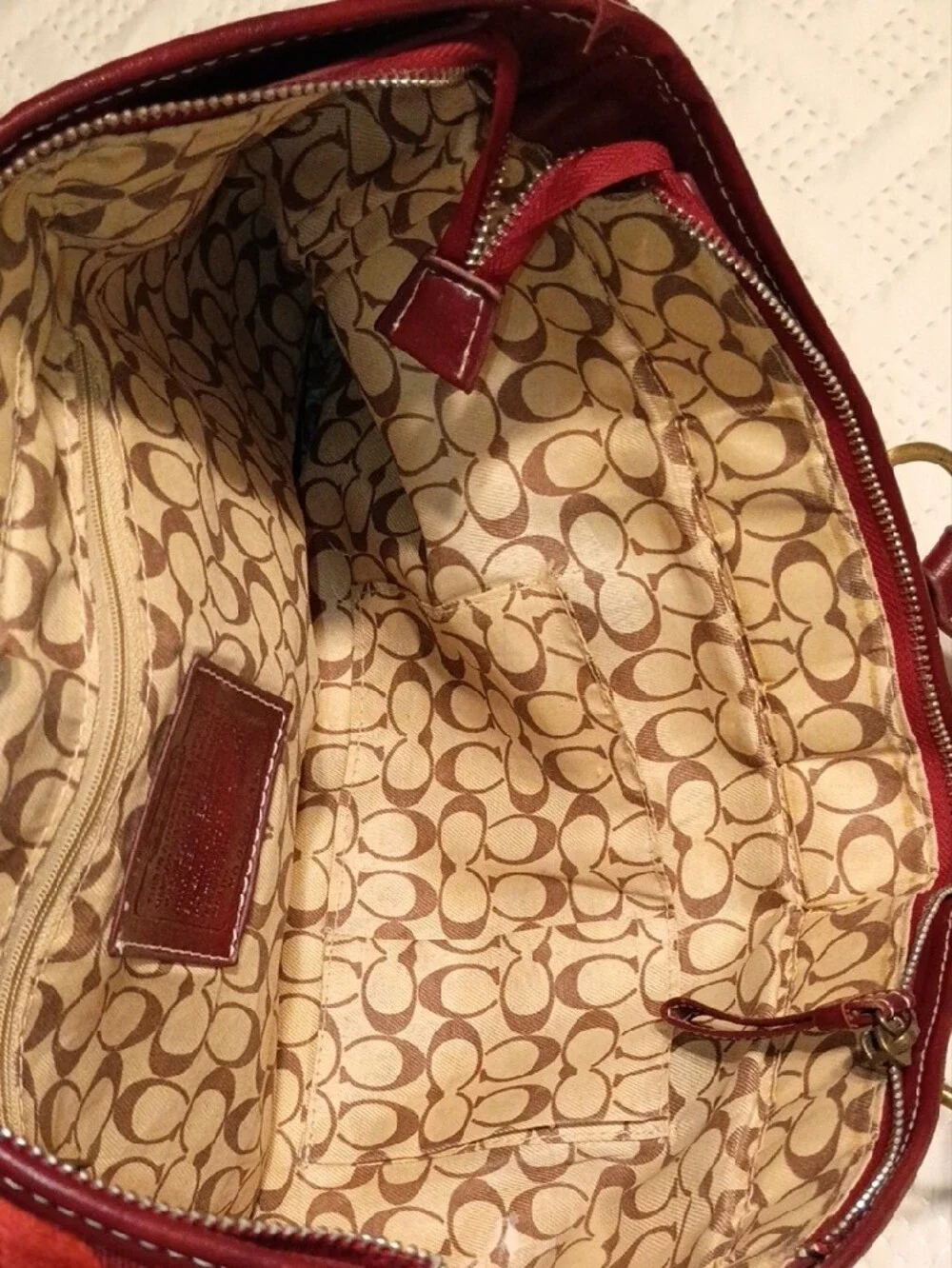 Coach tote bold